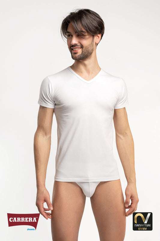 T-shirt intima da uomo 100% Cotone girocollo