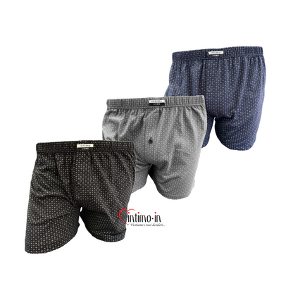 Boxer da uomo con bottone Tri-Pack