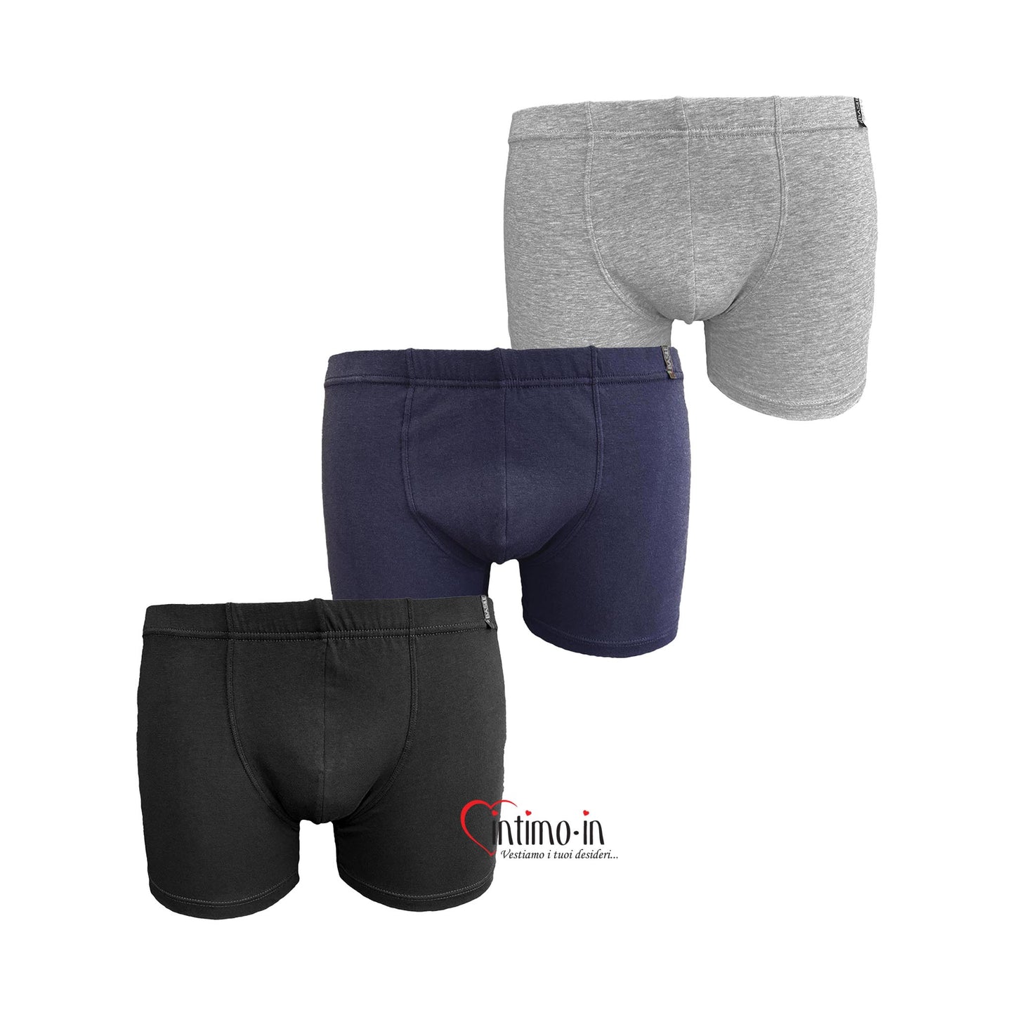 Boxer Uomo 3 Pack Basile con elastico interno