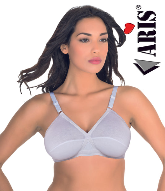 Reggiseno in cotone con spalline rinforzate