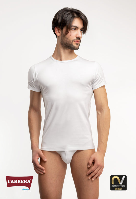 T-shirt intima da uomo 100% Cotone girocollo